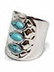 Karma Fashion Damen Ring mit Steinen aus Stahl