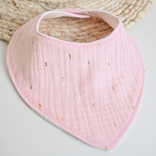 The Angel Lätzchen Stoff Sparkle Pink