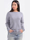 Дамски Пуловер Сиво