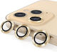 Kameraschutz Metallrahmen Gold für das iPhone 13 Pro, iPhone 13 Pro Max
