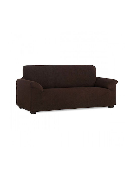 Sofazip Elastische Abdeckung für Dreisitziges Sofa Brown 230εκ. 1Stück SZPTMARO