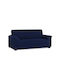 Sofazip Husă Elastică Canapea cu trei locuri Navy Blue 230εκ. 1buc SZPTBLEUMARIN