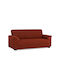 Sofazip Elastische Abdeckung für Zweisitziges Sofa Brick Red 180εκ. 1Stück SZPTTILE