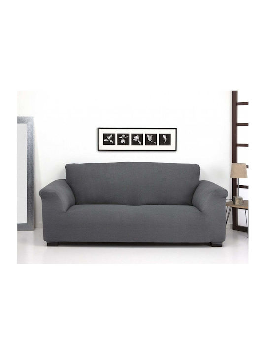Sofazip Ελαστικό Κάλυμμα Διθέσιου Καναπέ Dark Gray 180εκ.