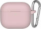 Blueo Hülle Silikon in Rosa Farbe für Apple AirPods 3