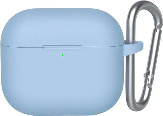 Blueo Hülle Silikon in Hellblau Farbe für Apple AirPods 4