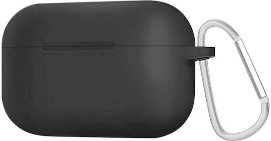 Blueo Θήκη Σιλικόνης σε Μαύρο χρώμα για Apple AirPods Pro