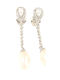 Ios Earrings made of Silver with Stones & Pearls