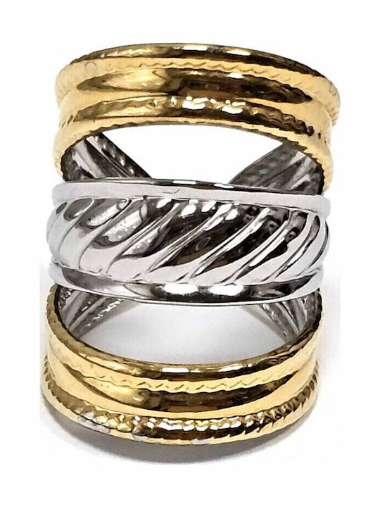 Karma Fashion Damen Ring aus Stahl