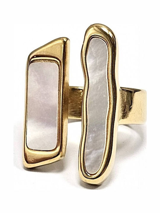 Karma Fashion Damen Ring aus Stahl