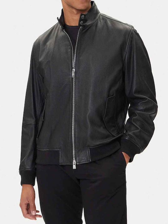 Hugo Boss Lederjacke Jacke Black 50543899-001 Skroutz Germany