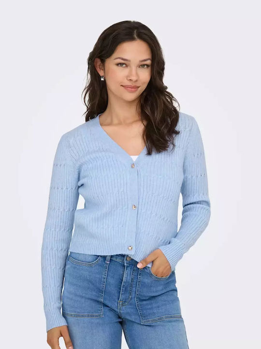 Only Short Women's Knitted Cardigan with Button...