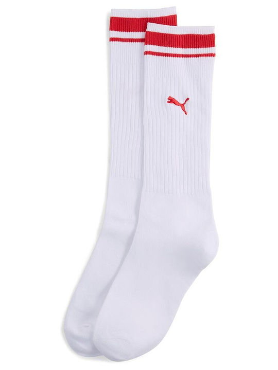 PUMA Heritage Stripe Athletic Socks White 1 Pair