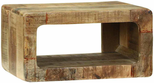 Wooden Living Room TV Unit Rustic Mango L100xW30xH32cm