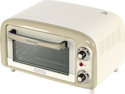 Ariete Oven Ηλεκτρικό Φουρνάκι 10lt Χωρίς Εστίες Μπεζ