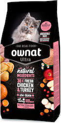 Ownat Ultra Kitten Sterilized Κοτόπουλο Γαλοπούλα 3kg