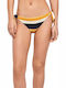 Bikini Slip with Ties Striped