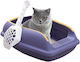 Denik Pets Cat Basin Purple L48 x W29 x H18cm