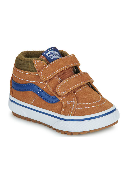 Vans Mte Sk8-mid Reissue V Kids Sneakers High with Scratch Brown