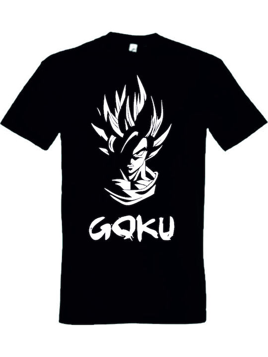 Тениска Мако Lux In Tenebris Качество Премиум Принт Dragon Ball Z Goku Черна
