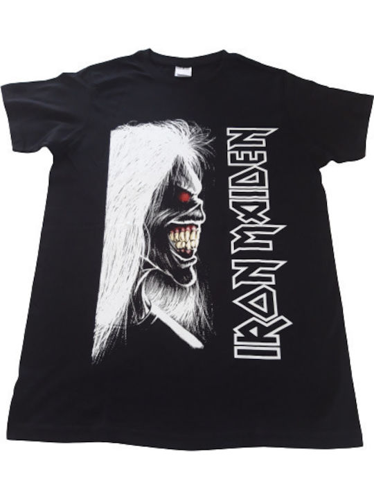 Lux In Tenebris Cotton Blouse Premium Quality Iron Maiden Printed Black T-Shirt