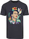 Lux In Tenebris Premium Quality Cotton Blouse Frida Kahlo Flower Blue Print