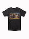 Blouse Makó Lux In Tenebris Premium Quality Pink Floyd Cover Printed T-Shirt Black