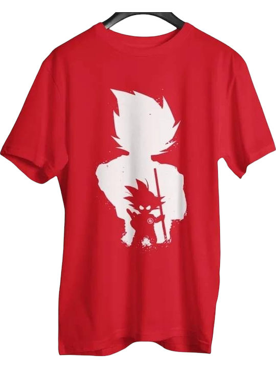 Lux In Tenebris Premium Quality Cotton Blouse Dragon Ball Z Red Print