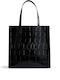 Croccon Damentasche Schultertasche Schwarz