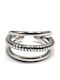 Karma Fashion Damen Ring aus Stahl