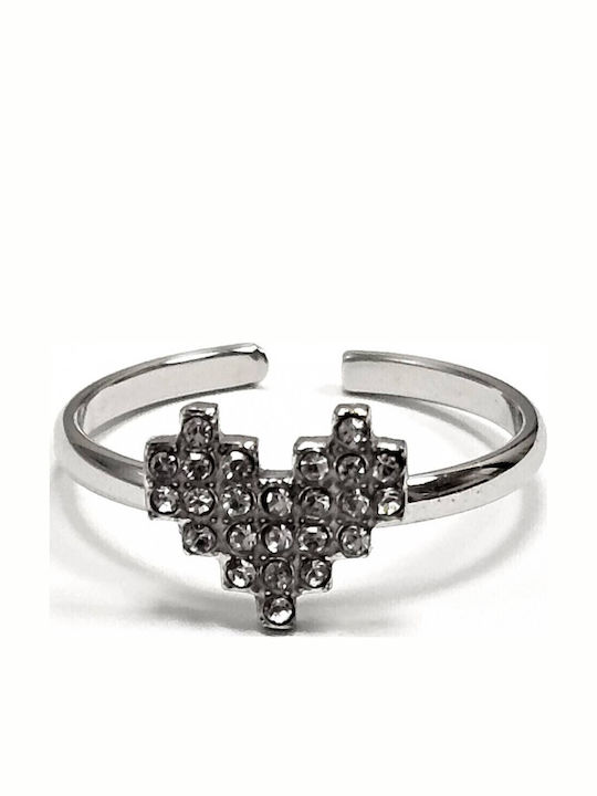 Karma Fashion Damen Ring aus Stahl