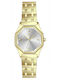 Damenuhr 26mm Batterie mit Gold Metallischem Armband