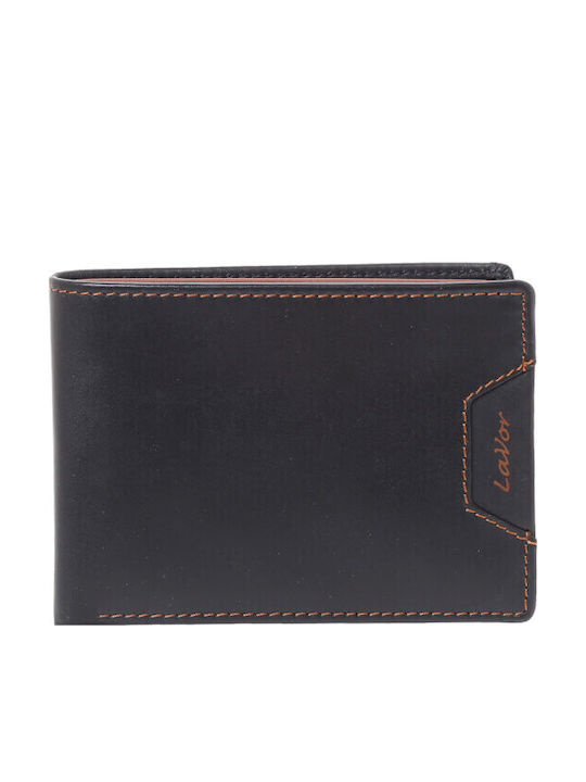 Lavor Leather Men's Wallet Classic with RFID Black
