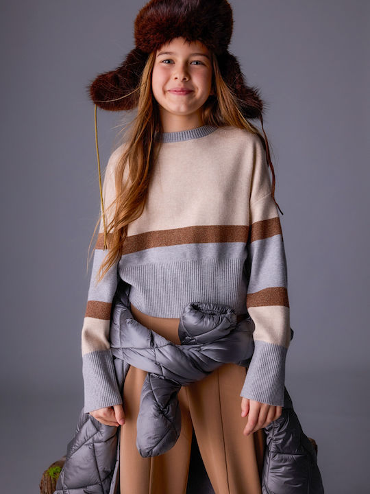 Mayoral Kids' Sweater Long Sleeve Silver