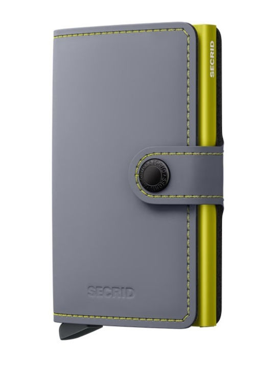 Secrid Wallet Matte Ανδρικό Πορτοφόλι Γκρι