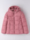 Kids' Casual Jacket with Hood Pink