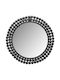 Mirrors & More Amila Oglindă de Perete cu Negru Ramă din Metalic Diametru 46cm 1buc