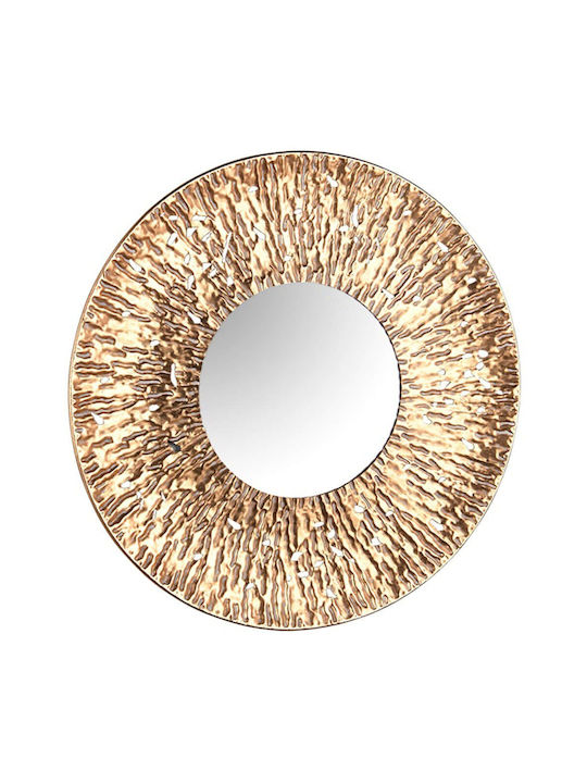 Mirrors & More Runa Wandspiegel mit Gelb Metall...