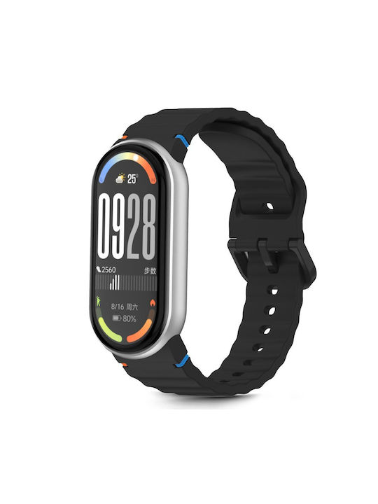 Tech-Protect Curea Silicon Negru (Smart Band 8 / Smart Band 9 / Smart Band 10)
