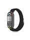 Tech-Protect Λουράκι Υφασμάτινο Μαύρο (Smart Band 8 / Smart Band 9 / Smart Band 10)