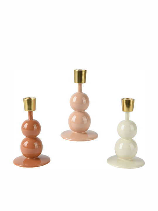 Beauty Home Candle Holder Metal in Beige Color ...