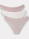 Damen Slip 3Pack Colorful