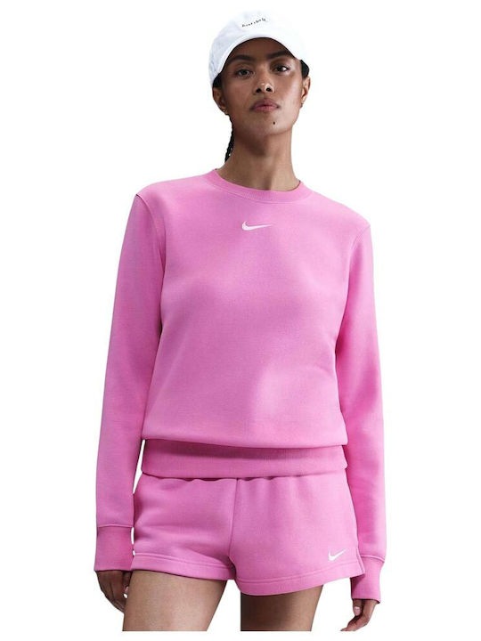 light pink nike sweatshirt womens