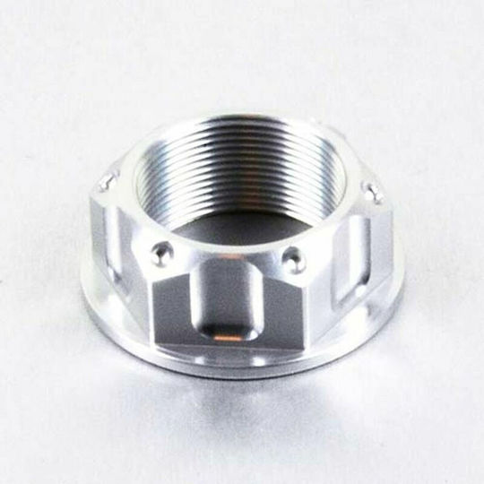 Pro Bolt Aluminum Handlebar Clamp Nut Ltyokeo50s Suzuki Gsx 750 F 88-03 Kawasaki W 800 11-16 Silver