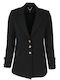 Forel Women's Waisted Blazer Black