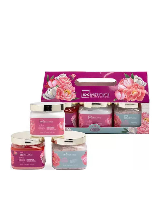 IDC Institute Scented Stories Rose Σετ Περιποίησης για Καθαρισμό Σώματος 3τμχ