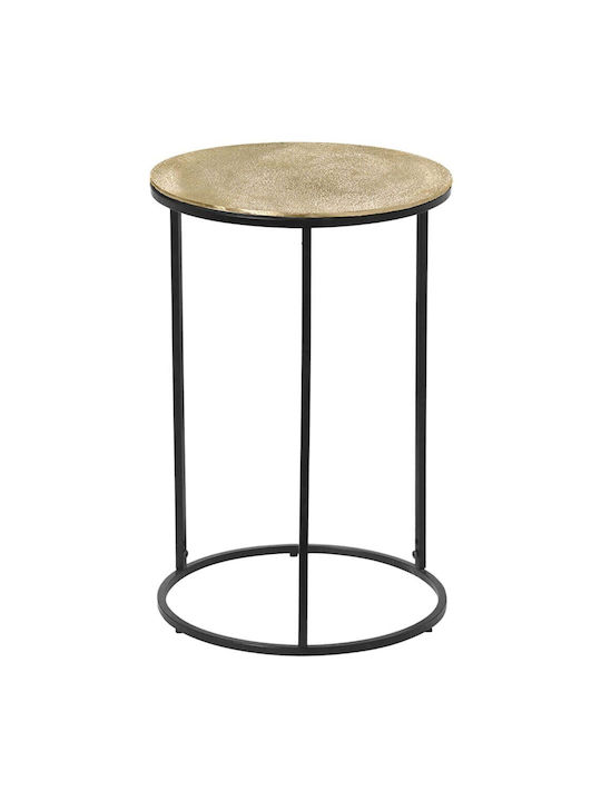 Round Side Table Padma Metal Gold L41xW41xH61cm.