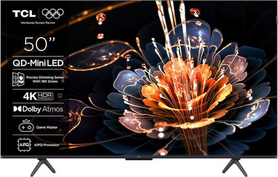 TCL Смарт Телевизор 50" 4K UHD Mini LED 50C61KS HDR (2025)