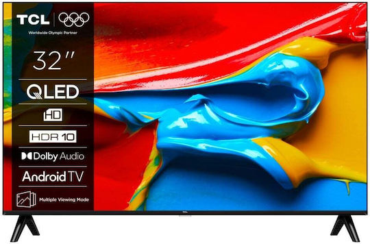 TCL Smart Τηλεόραση 32" HD Ready QLED 32V4C HDR (2025)