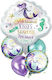 Set 5 Baloane Latex Multicolore Jumbo 71buc